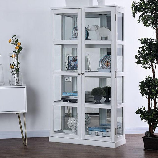 Vilas White Curio Cabinet - The Mattress Center (Fresno,CA)