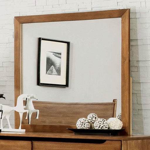 Lennart Oak Rectangular Mirror - The Mattress Center (Fresno,CA)