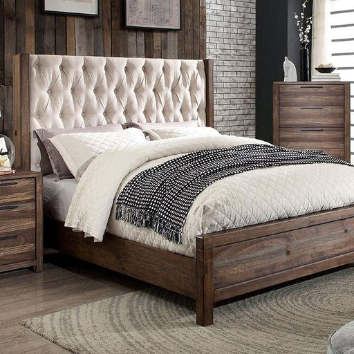 Hutchinson Rustic Natural Tone/Beige Cal.King Bed - The Mattress Center (Fresno,CA)