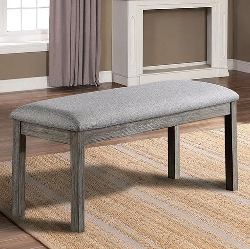 LAQUILA Bench, Gray - The Mattress Center (Fresno,CA)