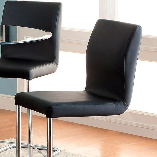 LODIA II Black Counter Ht. Chair - The Mattress Center (Fresno,CA)