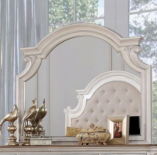 Pembroke Antique Whitewash Mirror - The Mattress Center (Fresno,CA)