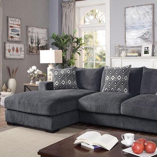 Kaylee Gray L-Shaped Sectional - The Mattress Center (Fresno,CA)