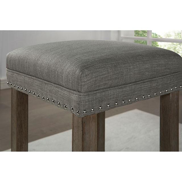 CAERLEON 4 Pc. Counter Ht. Table Set, Wire-brushed Gray - The Mattress Center (Fresno,CA)