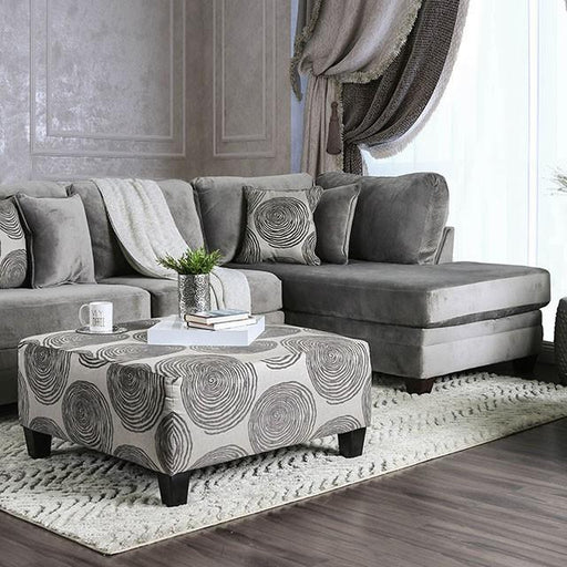 Bonaventura Gray Sectional - The Mattress Center (Fresno,CA)