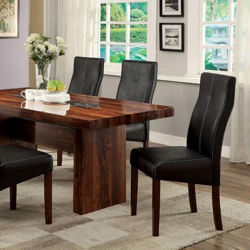 BONNEVILLE I Brown Cherry Dining Table - The Mattress Center (Fresno,CA)