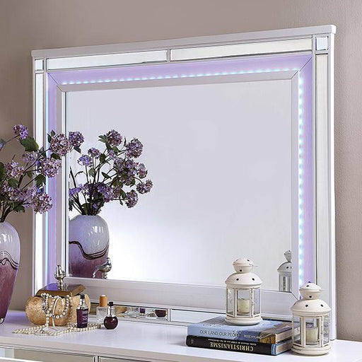 BRACHIUM Mirror, White - The Mattress Center (Fresno,CA)