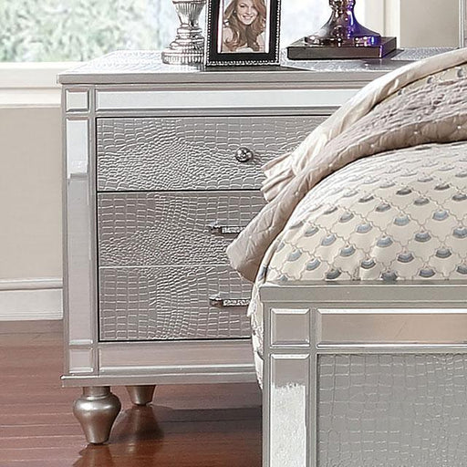 Brachium Silver Night Stand - The Mattress Center (Fresno,CA)