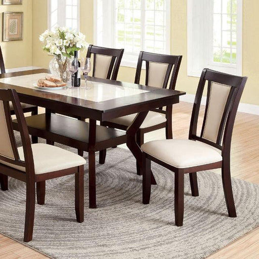 Brent 7 Pc Dining Table Set - The Mattress Center (Fresno,CA)