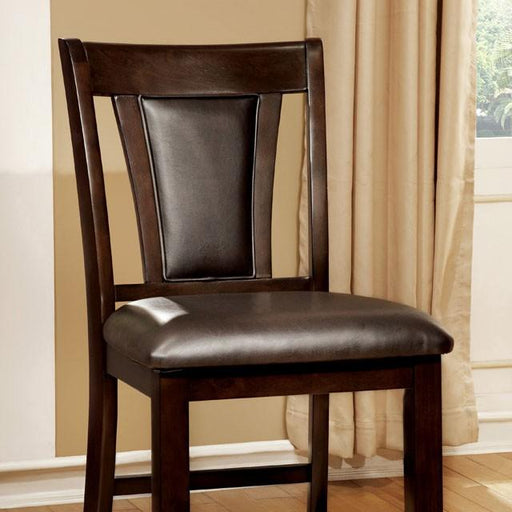 BRENT II Dark Cherry/Espresso Counter Ht. Chair (2/CTN) - The Mattress Center (Fresno,CA)