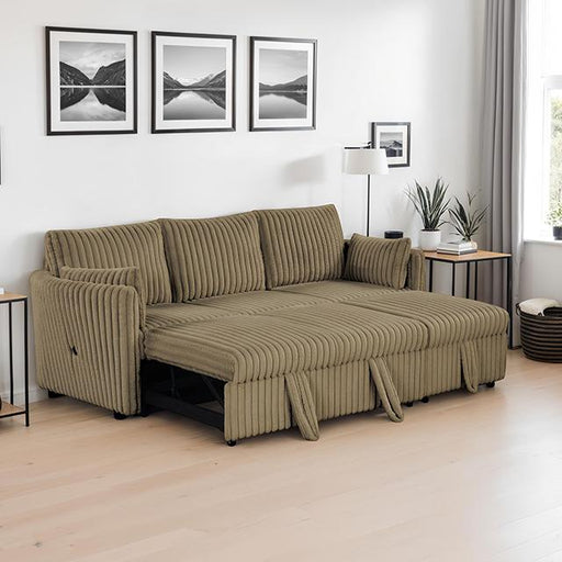 Denholme Sectional w/ Pull Out - The Mattress Center (Fresno,CA)