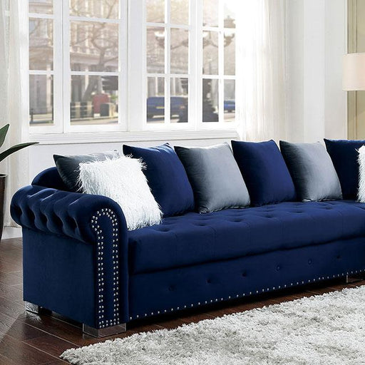 WILMINGTON Sectional, Blue - The Mattress Center (Fresno,CA)