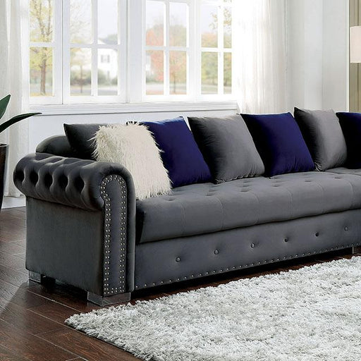 WILMINGTON Sectional, Gray - The Mattress Center (Fresno,CA)