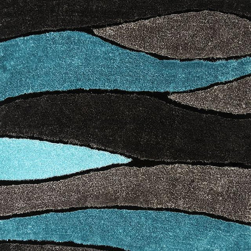 Winnipeg Gray/Blue 5' X 8' Area Rug - The Mattress Center (Fresno,CA)