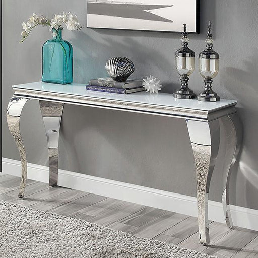 WETZIKON Sofa Table, White - The Mattress Center (Fresno,CA)