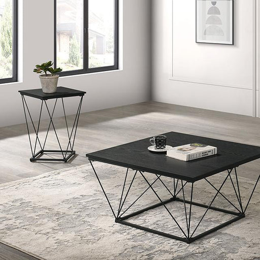 Whetstone 3 Pc. Table Set Black - The Mattress Center (Fresno,CA)