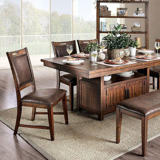 Wichita Light Walnut Dining Table - The Mattress Center (Fresno,CA)