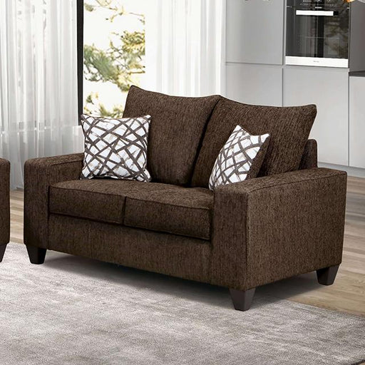 WEST ACTION Loveseat, Chocolate - The Mattress Center (Fresno,CA)
