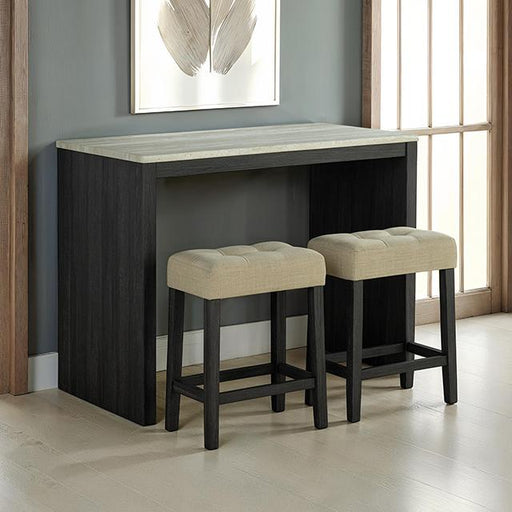 Zanaide 3 Pc. Dining Table Set - The Mattress Center (Fresno,CA)