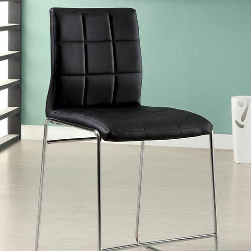 Kona II Black Counter Ht. Chair - The Mattress Center (Fresno,CA)