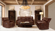 SOTERIOS Power Recliner, Medium Brown - The Mattress Center (Fresno,CA)