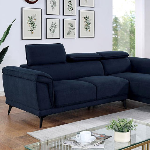 NAPANEE Sectional, Navy - The Mattress Center (Fresno,CA)