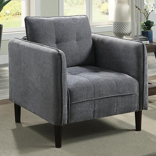 LYNDA Chair, Dark Gray - The Mattress Center (Fresno,CA)