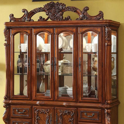 Medieve Antique Oak Hutch & Buffet - The Mattress Center (Fresno,CA)