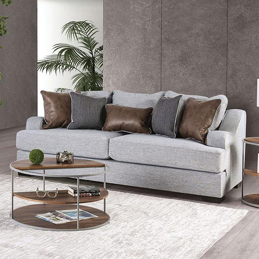 SKYLINE Sofa, Light Gray/Brown - The Mattress Center (Fresno,CA)