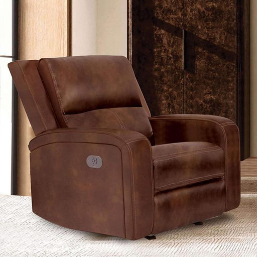 SOTERIOS Power Recliner, Medium Brown - The Mattress Center (Fresno,CA)