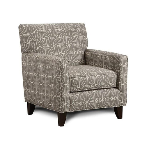 PARKER Gray/Pattern Chair, Crystal Pattern - The Mattress Center (Fresno,CA)