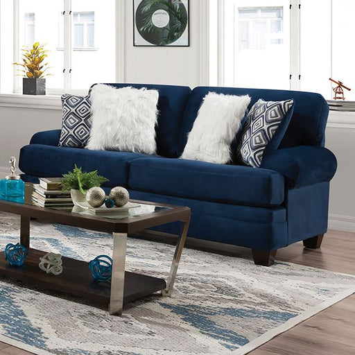 WALDSTONE Sofa, Navy - The Mattress Center (Fresno,CA)