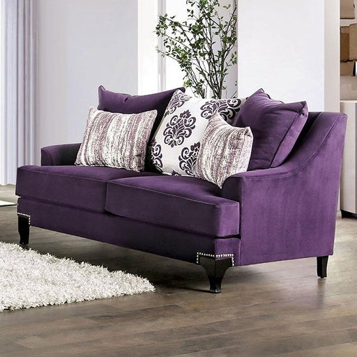 Sisseton Purple Love Seat - The Mattress Center (Fresno,CA)
