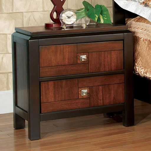 Patra Acacia/Walnut Night Stand - The Mattress Center (Fresno,CA)