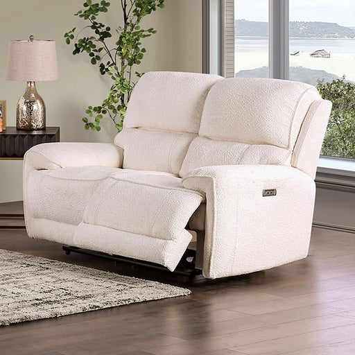MORCOTE Power Loveseat, Beige - The Mattress Center (Fresno,CA)