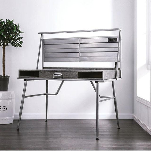 Mccredmond Silver Desk - The Mattress Center (Fresno,CA)