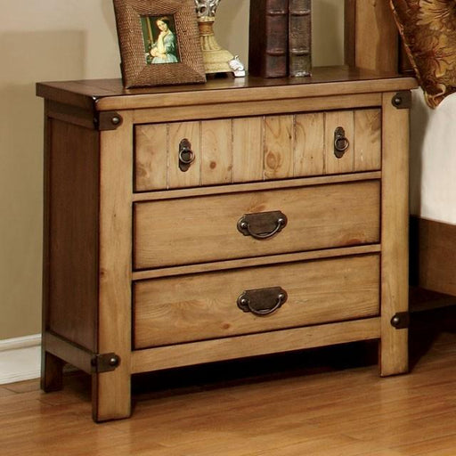 PIONEER Weathered Elm Night Stand - The Mattress Center (Fresno,CA)