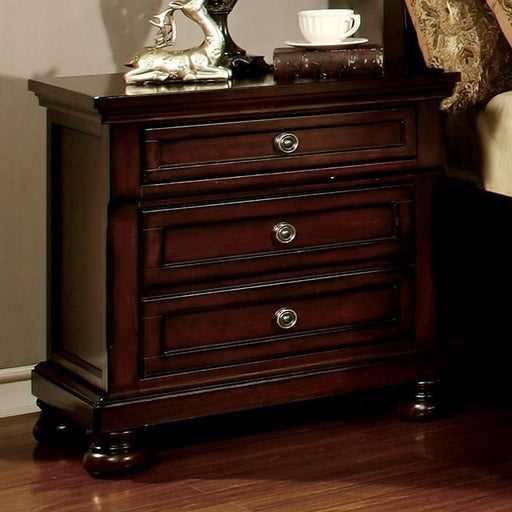 NORTHVILLE Dark Cherry Night Stand - The Mattress Center (Fresno,CA)