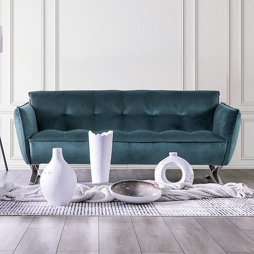 Civellutino Sofa Teal - The Mattress Center (Fresno,CA)