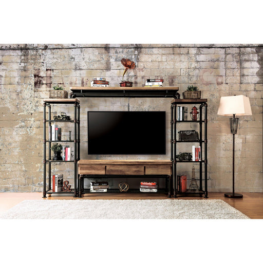 Kebbyll Antique Black/Natural Tone 60" TV Stand - The Mattress Center (Fresno,CA)