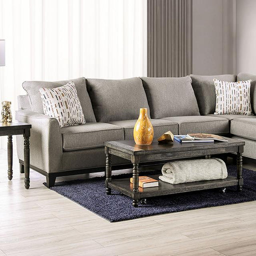 LANTWIT Sectional, Light Gray - The Mattress Center (Fresno,CA)