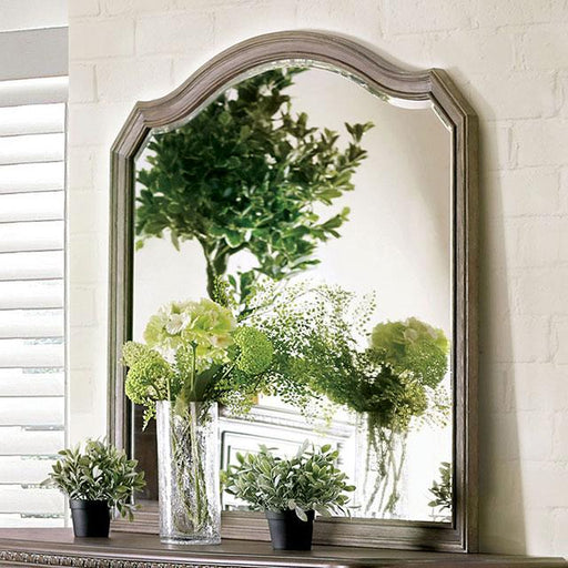 Persephone Rustic Natural Tone Mirror - The Mattress Center (Fresno,CA)