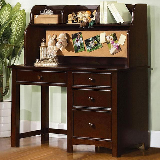 Omnus Dark Walnut Desk - The Mattress Center (Fresno,CA)
