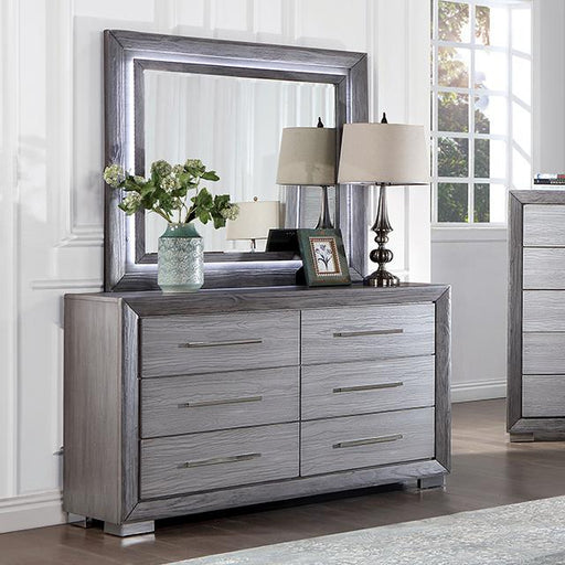 RAIDEN Dresser, Gray - The Mattress Center (Fresno,CA)