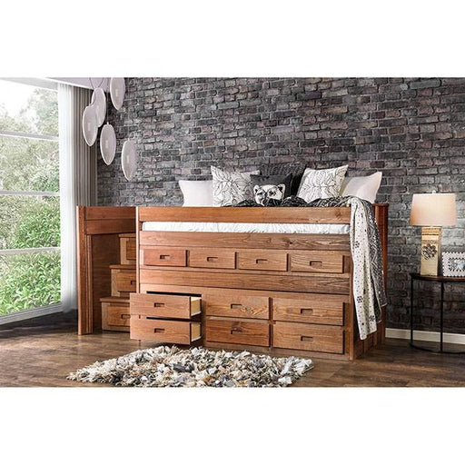 CLEO Twin Captain Bed w/ 1 Slat Kit (*Mattress Ready) - The Mattress Center (Fresno,CA)