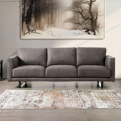 Mezzanotte Sofa Gray - The Mattress Center (Fresno,CA)