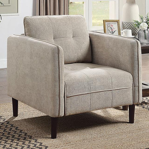 LYNDA Chair, Light Gray - The Mattress Center (Fresno,CA)