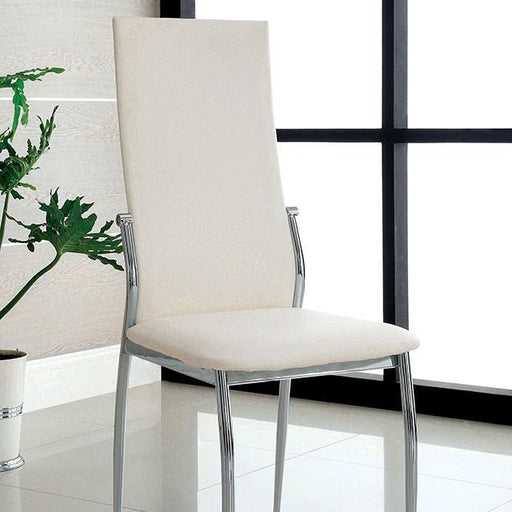 Kalawao White Side Chair (2/CTN) - The Mattress Center (Fresno,CA)