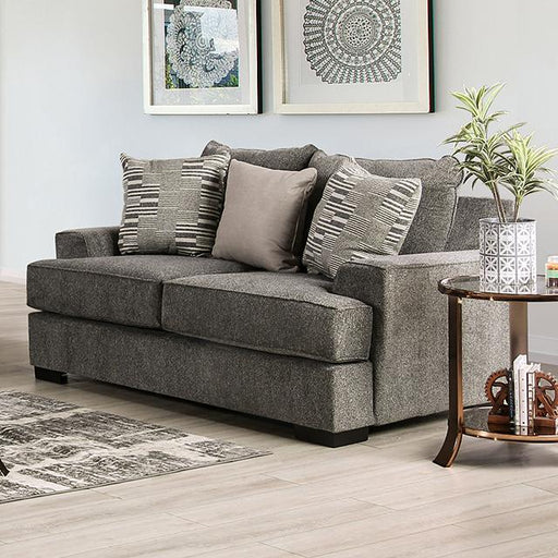 HOLBORN Loveseat, Gray - The Mattress Center (Fresno,CA)