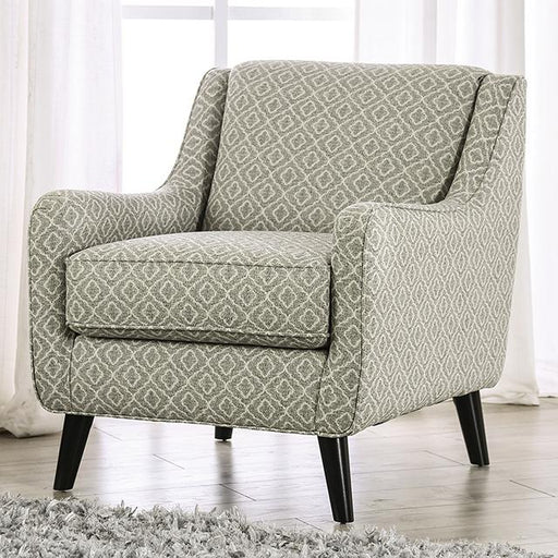 STEPHNEY Accent Chair, Gray/Gold - The Mattress Center (Fresno,CA)